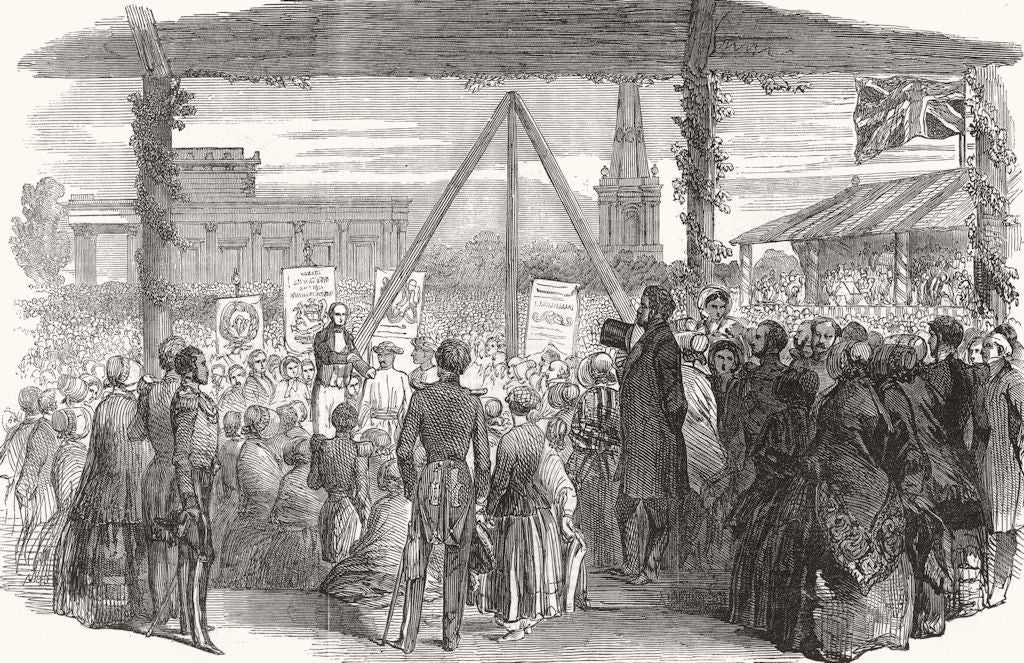 INDIA. Founding a Hindu female school in Cornwallis Sq Calcutta (Kolkata)  1851